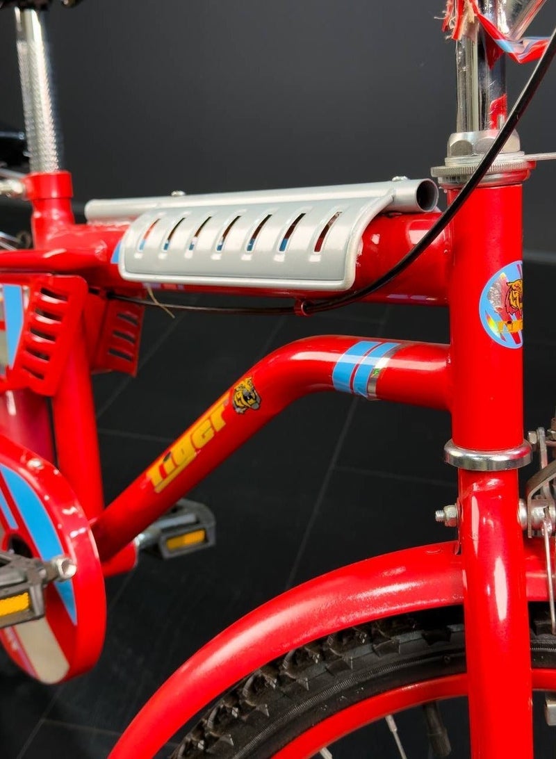 تايجر دراجة أطفال تايجر 20 بوصة مع سلة أمامية وكرسي خلفي – مناسبة للأعمار 6 إلى 10 سنوات - Image 2